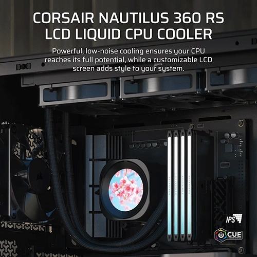 Corsair Nautilus 360 RS LCD CPU Liquid Cooler